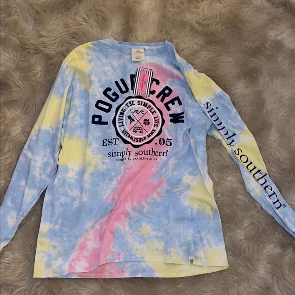Tie dye simply southern t shirt